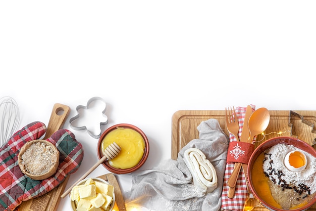A warm kitchen scene with homemade meal